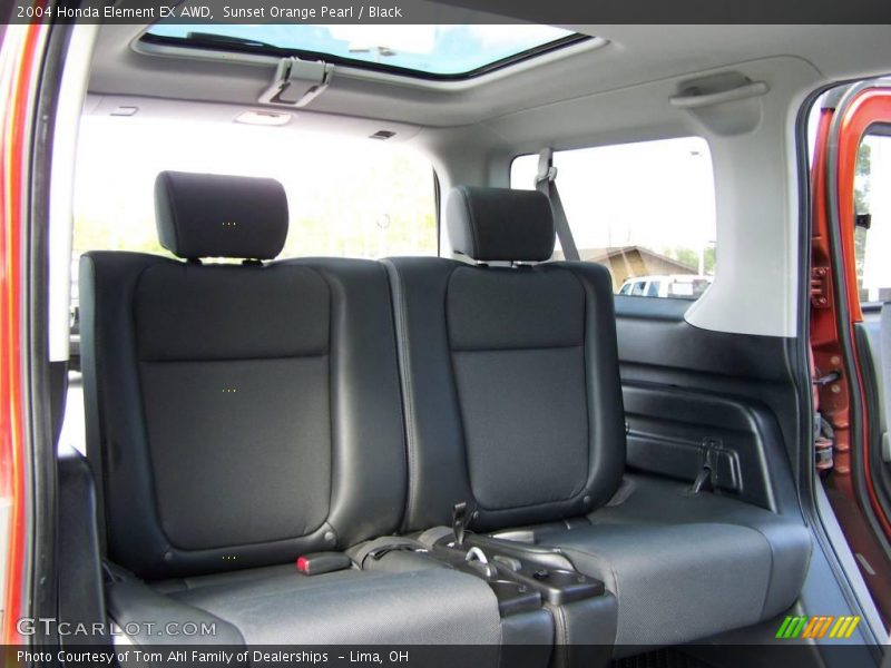 Sunset Orange Pearl / Black 2004 Honda Element EX AWD