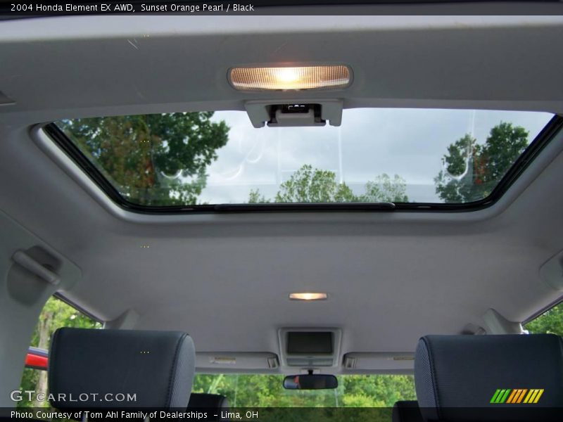 Sunset Orange Pearl / Black 2004 Honda Element EX AWD