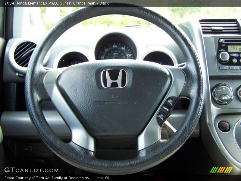 Sunset Orange Pearl / Black 2004 Honda Element EX AWD