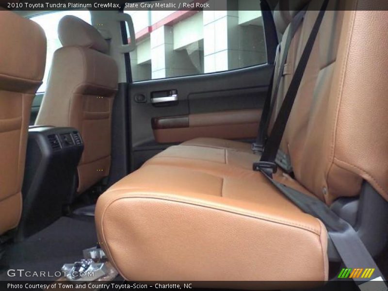 Slate Gray Metallic / Red Rock 2010 Toyota Tundra Platinum CrewMax
