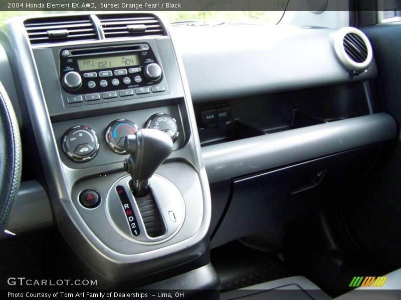 Sunset Orange Pearl / Black 2004 Honda Element EX AWD