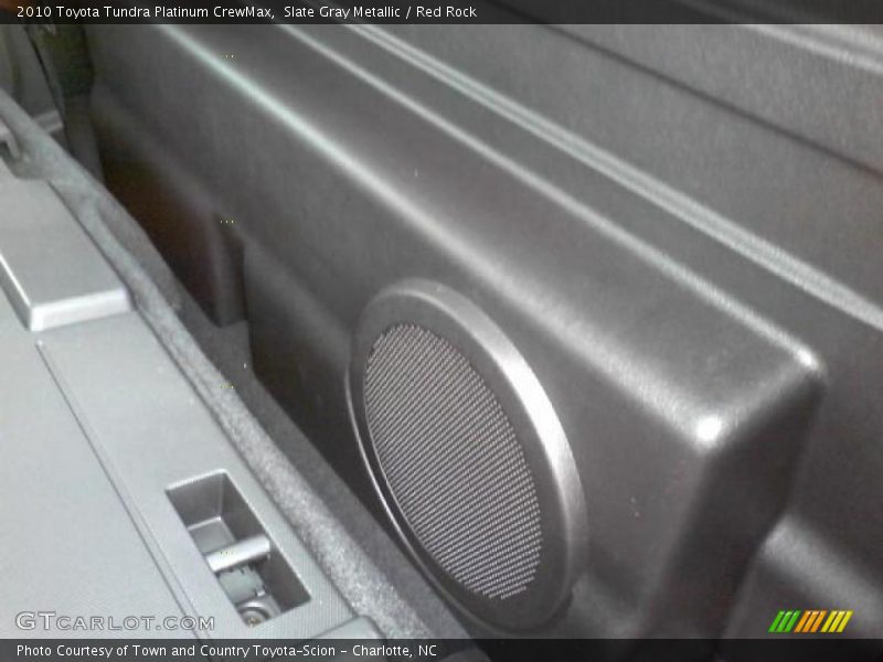 Slate Gray Metallic / Red Rock 2010 Toyota Tundra Platinum CrewMax