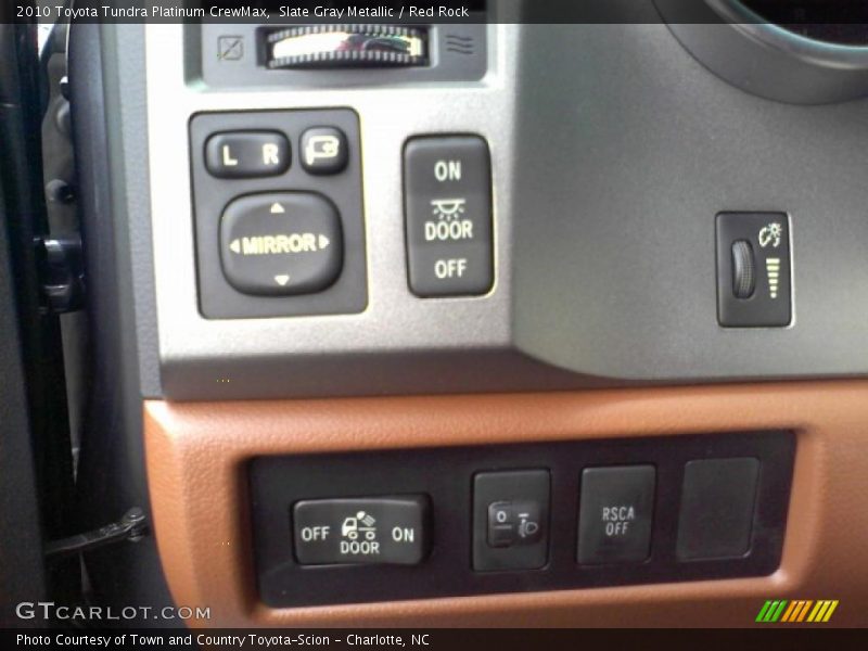 Slate Gray Metallic / Red Rock 2010 Toyota Tundra Platinum CrewMax