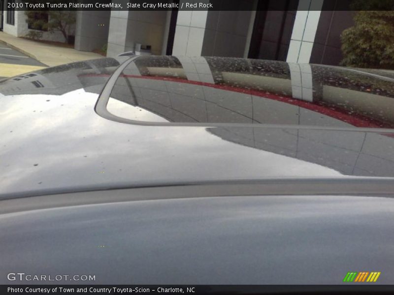 Slate Gray Metallic / Red Rock 2010 Toyota Tundra Platinum CrewMax