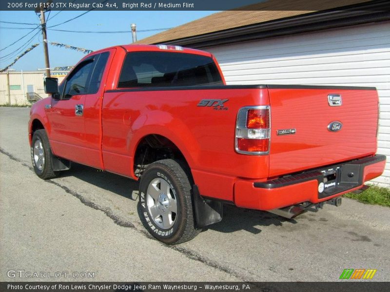 Bright Red / Medium Flint 2006 Ford F150 STX Regular Cab 4x4