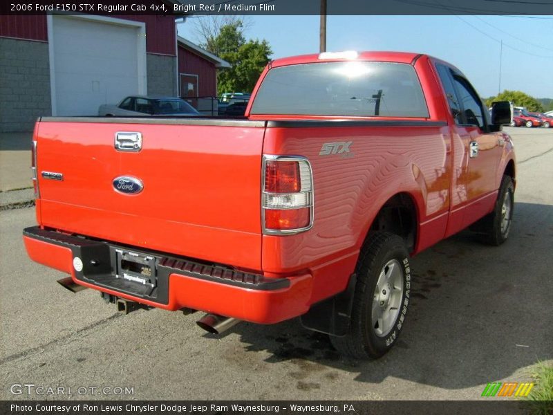 Bright Red / Medium Flint 2006 Ford F150 STX Regular Cab 4x4