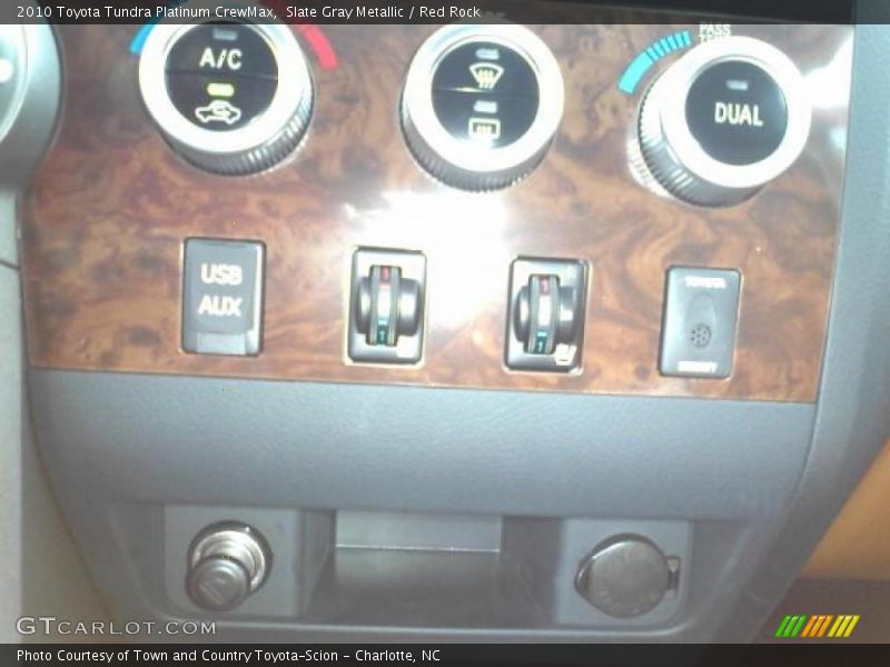 Slate Gray Metallic / Red Rock 2010 Toyota Tundra Platinum CrewMax