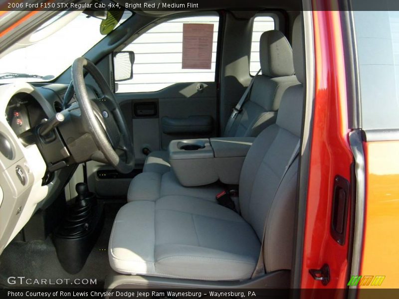 Bright Red / Medium Flint 2006 Ford F150 STX Regular Cab 4x4