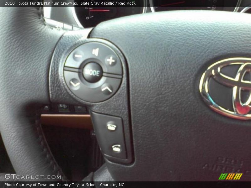Slate Gray Metallic / Red Rock 2010 Toyota Tundra Platinum CrewMax