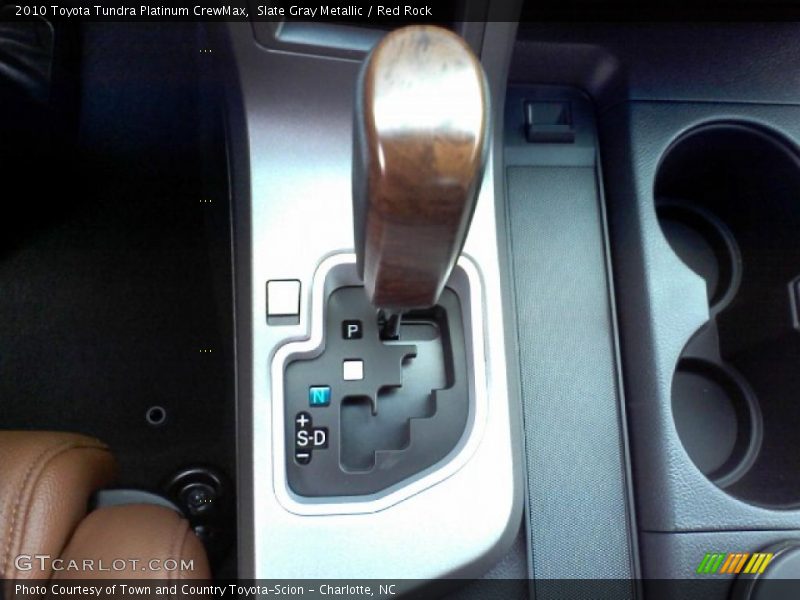 Slate Gray Metallic / Red Rock 2010 Toyota Tundra Platinum CrewMax