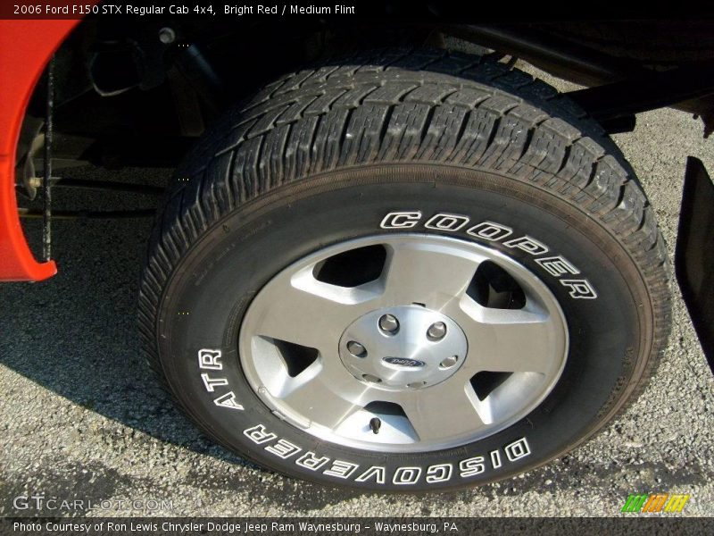 Bright Red / Medium Flint 2006 Ford F150 STX Regular Cab 4x4