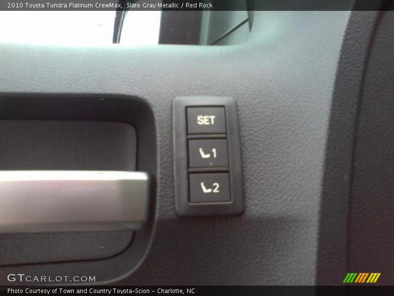Slate Gray Metallic / Red Rock 2010 Toyota Tundra Platinum CrewMax