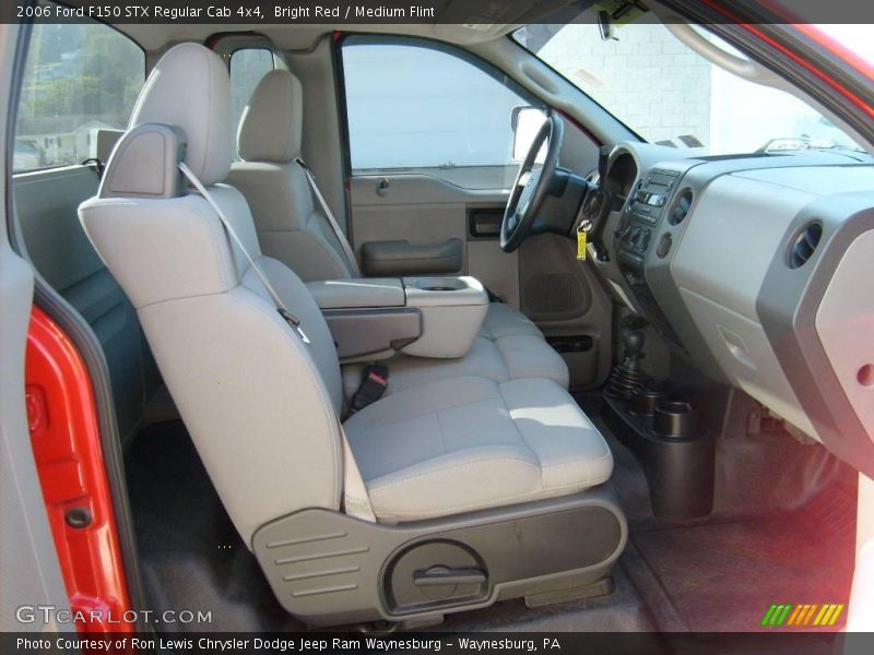 Bright Red / Medium Flint 2006 Ford F150 STX Regular Cab 4x4