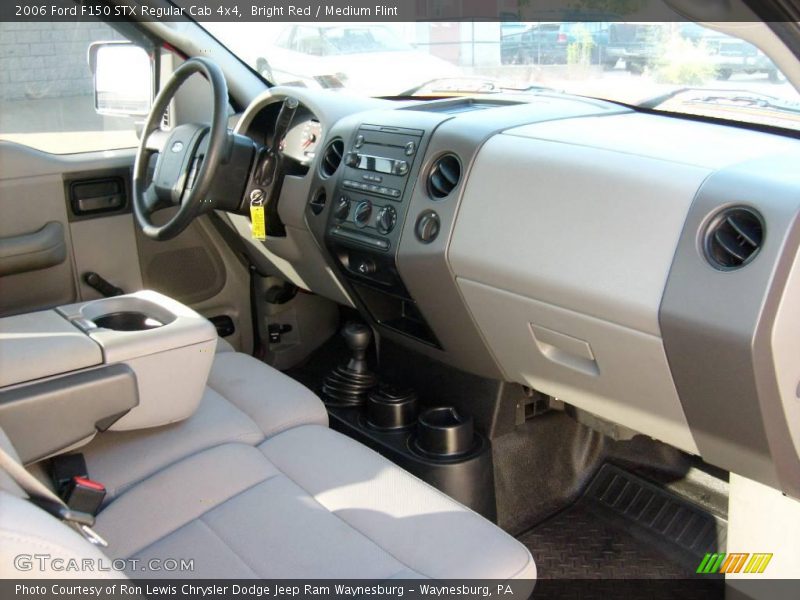 Bright Red / Medium Flint 2006 Ford F150 STX Regular Cab 4x4