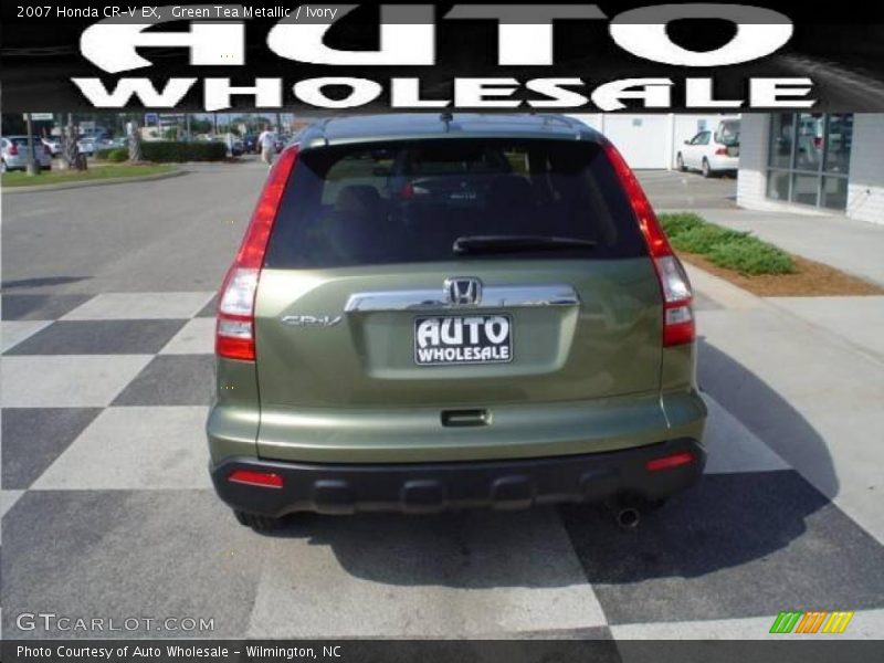Green Tea Metallic / Ivory 2007 Honda CR-V EX