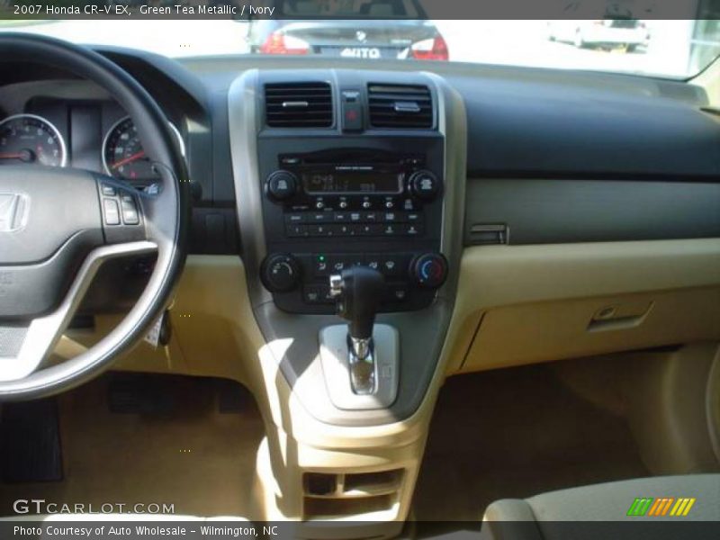 Green Tea Metallic / Ivory 2007 Honda CR-V EX