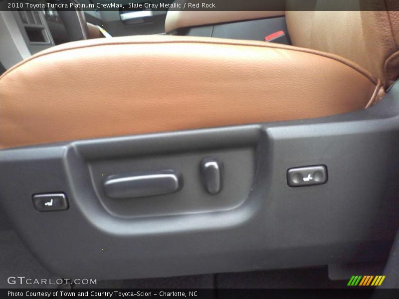 Slate Gray Metallic / Red Rock 2010 Toyota Tundra Platinum CrewMax