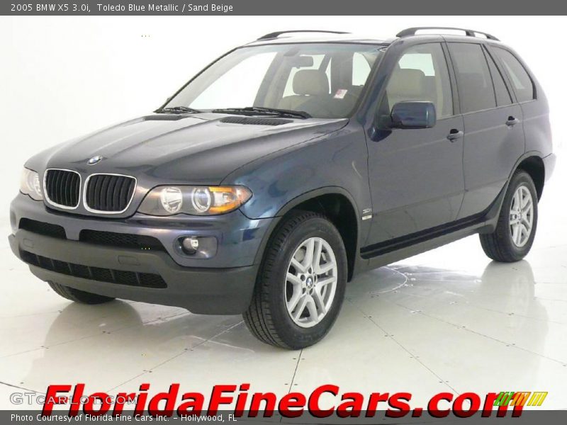 Toledo Blue Metallic / Sand Beige 2005 BMW X5 3.0i