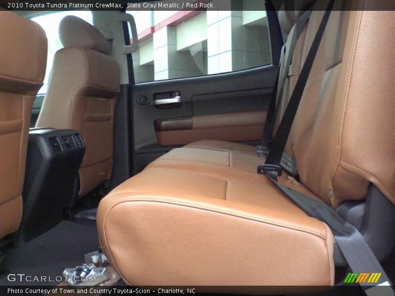 Slate Gray Metallic / Red Rock 2010 Toyota Tundra Platinum CrewMax
