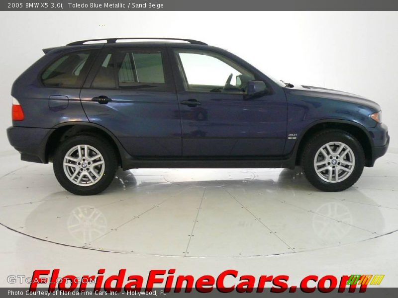 Toledo Blue Metallic / Sand Beige 2005 BMW X5 3.0i