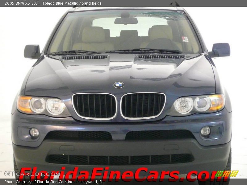 Toledo Blue Metallic / Sand Beige 2005 BMW X5 3.0i