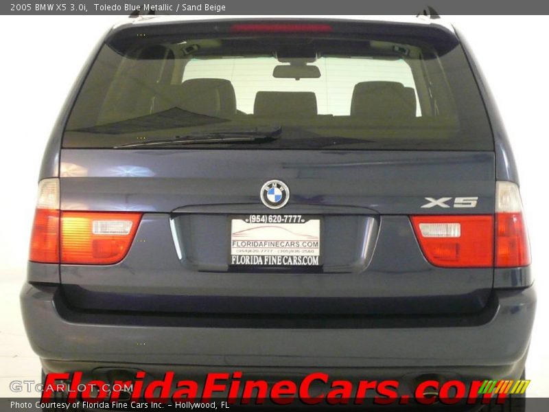 Toledo Blue Metallic / Sand Beige 2005 BMW X5 3.0i
