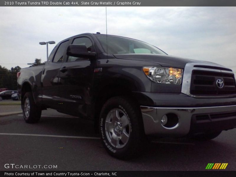 Slate Gray Metallic / Graphite Gray 2010 Toyota Tundra TRD Double Cab 4x4