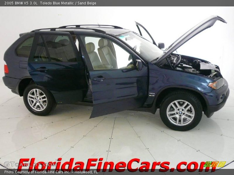 Toledo Blue Metallic / Sand Beige 2005 BMW X5 3.0i