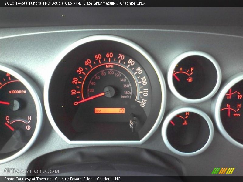 Slate Gray Metallic / Graphite Gray 2010 Toyota Tundra TRD Double Cab 4x4