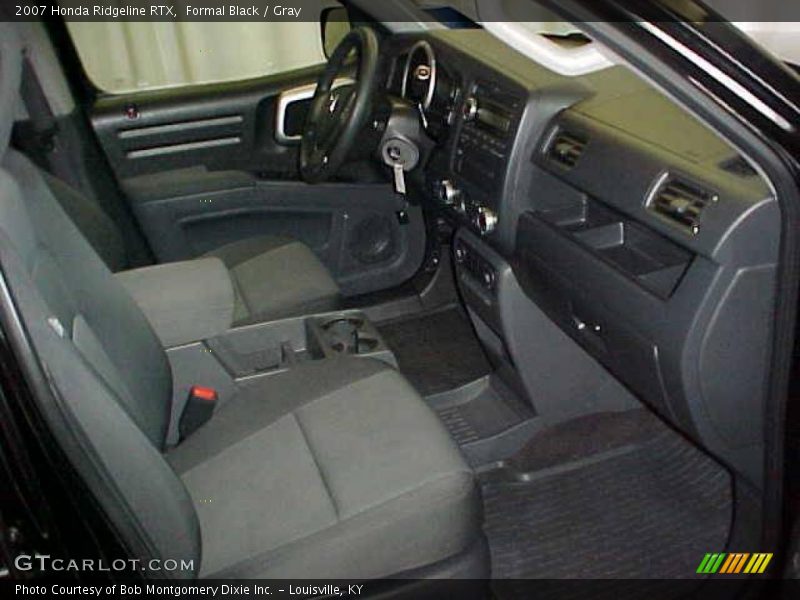 Formal Black / Gray 2007 Honda Ridgeline RTX
