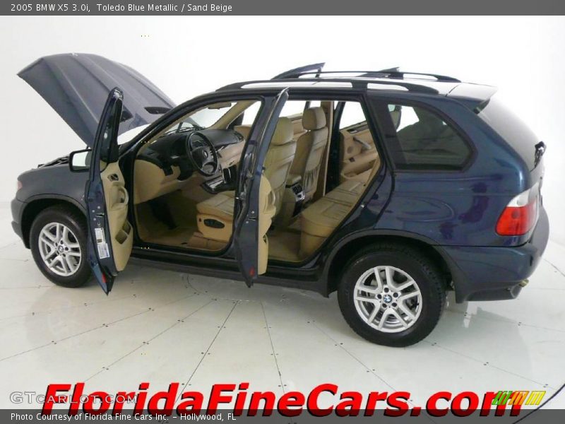 Toledo Blue Metallic / Sand Beige 2005 BMW X5 3.0i