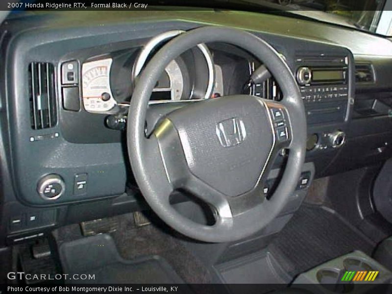 Formal Black / Gray 2007 Honda Ridgeline RTX