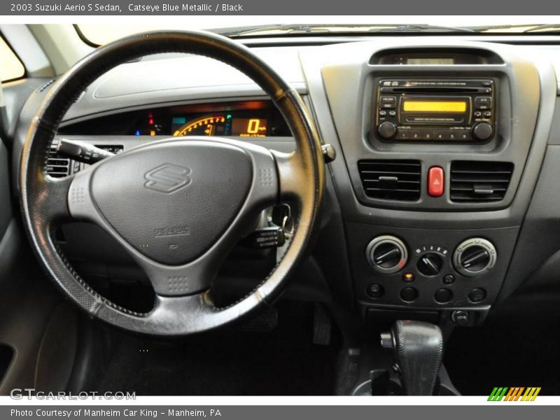 Catseye Blue Metallic / Black 2003 Suzuki Aerio S Sedan