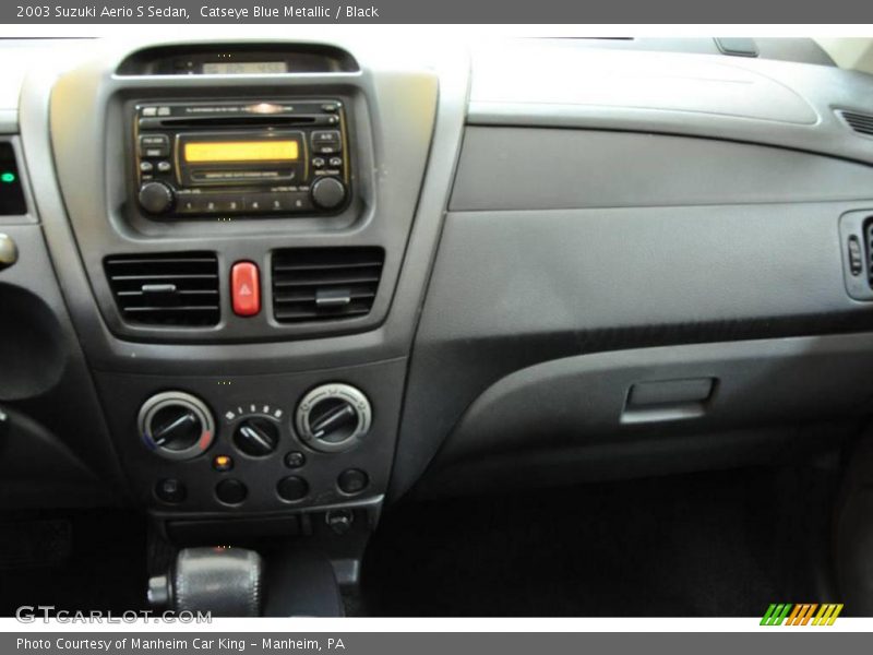 Catseye Blue Metallic / Black 2003 Suzuki Aerio S Sedan