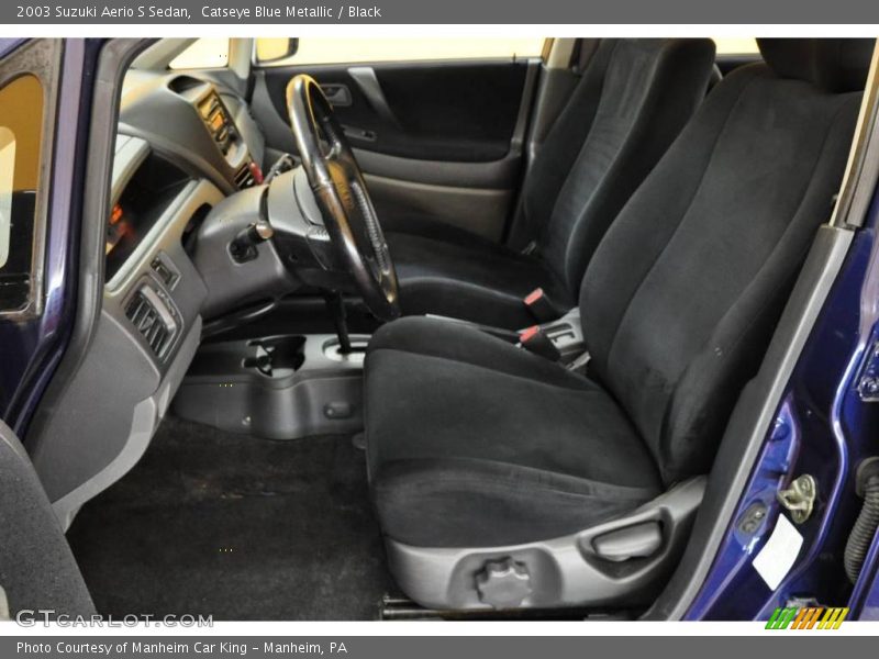 Catseye Blue Metallic / Black 2003 Suzuki Aerio S Sedan