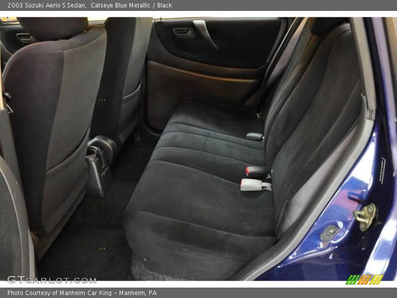 Catseye Blue Metallic / Black 2003 Suzuki Aerio S Sedan