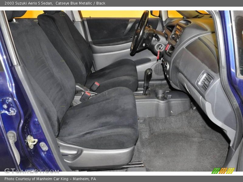 Catseye Blue Metallic / Black 2003 Suzuki Aerio S Sedan