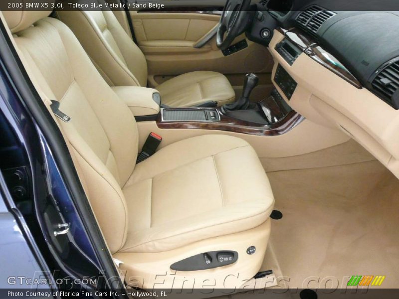 Toledo Blue Metallic / Sand Beige 2005 BMW X5 3.0i