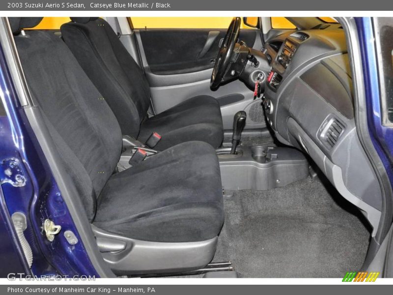 Catseye Blue Metallic / Black 2003 Suzuki Aerio S Sedan
