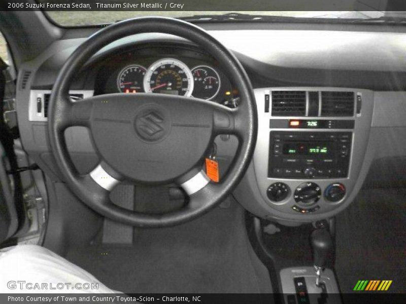Titanuim Silver Metallic / Grey 2006 Suzuki Forenza Sedan