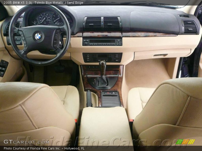Toledo Blue Metallic / Sand Beige 2005 BMW X5 3.0i