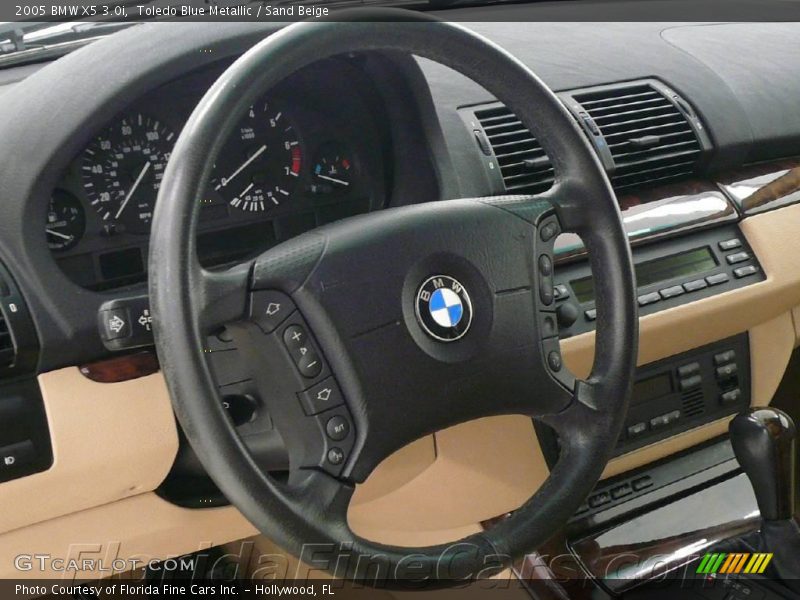 Toledo Blue Metallic / Sand Beige 2005 BMW X5 3.0i