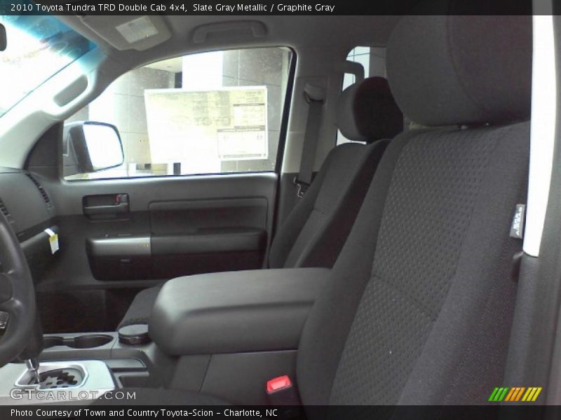 Slate Gray Metallic / Graphite Gray 2010 Toyota Tundra TRD Double Cab 4x4