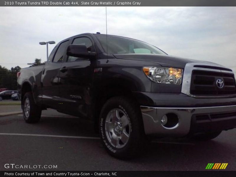 Slate Gray Metallic / Graphite Gray 2010 Toyota Tundra TRD Double Cab 4x4