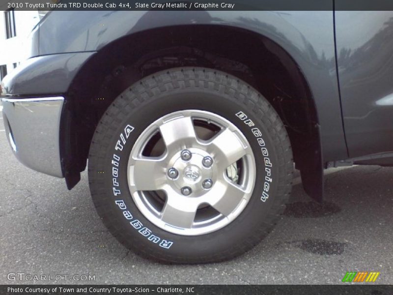 Slate Gray Metallic / Graphite Gray 2010 Toyota Tundra TRD Double Cab 4x4