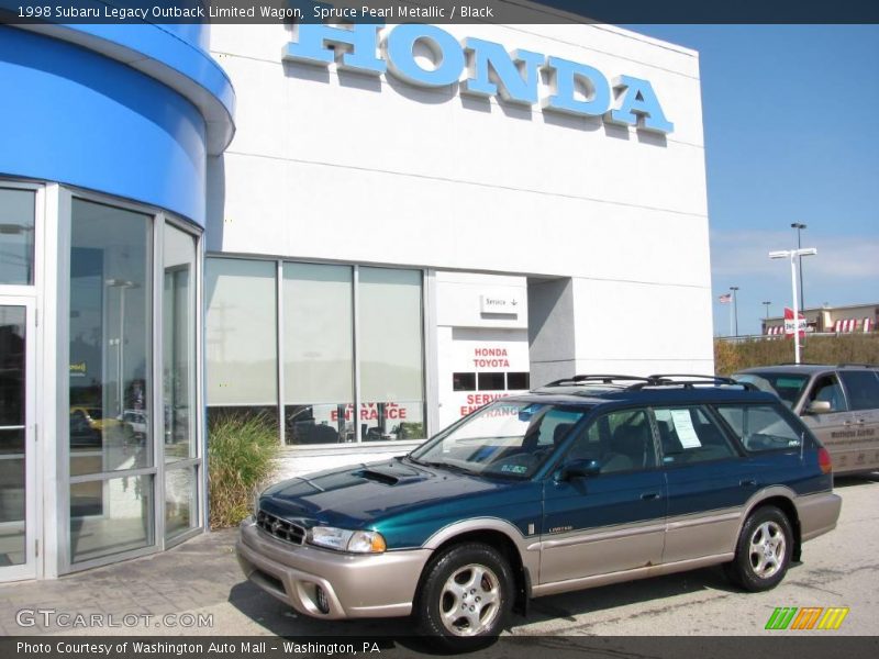 Spruce Pearl Metallic / Black 1998 Subaru Legacy Outback Limited Wagon