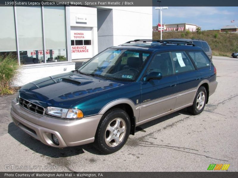 Spruce Pearl Metallic / Black 1998 Subaru Legacy Outback Limited Wagon