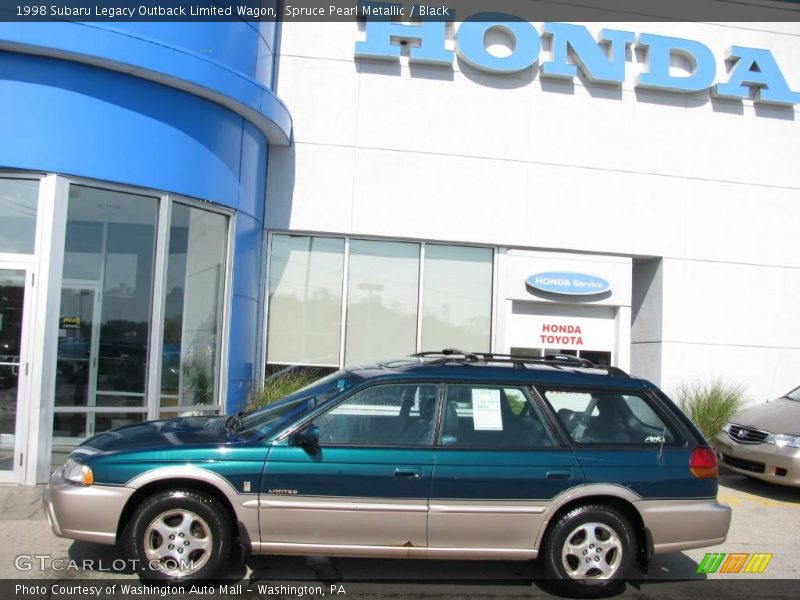 Spruce Pearl Metallic / Black 1998 Subaru Legacy Outback Limited Wagon
