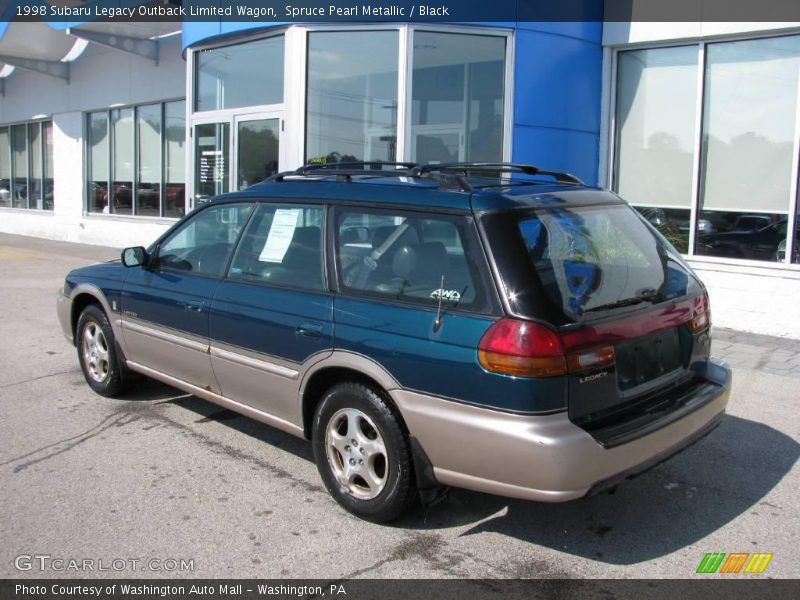 Spruce Pearl Metallic / Black 1998 Subaru Legacy Outback Limited Wagon