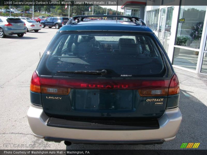 Spruce Pearl Metallic / Black 1998 Subaru Legacy Outback Limited Wagon